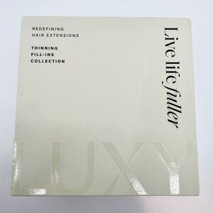 Luxy Hair Extensions Thinning Hair Fill In Set In Neutral Brown 12" Set New